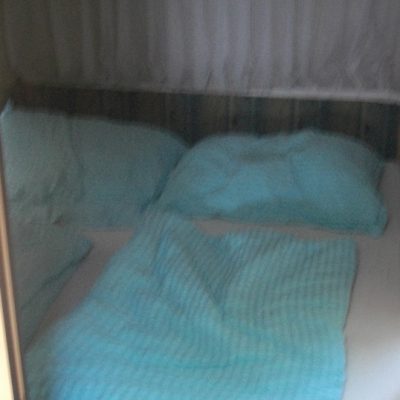 Wohnwagen mieten in Kroatien Bett
