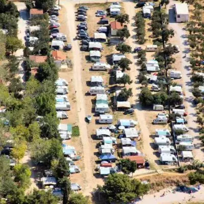 Autocamp Nordsee Kroatien von oben