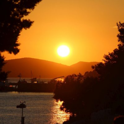 Sonnenuntergang Kroatien Meer