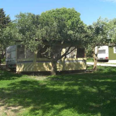 Wohnwagen in Kroatien Campingplatz